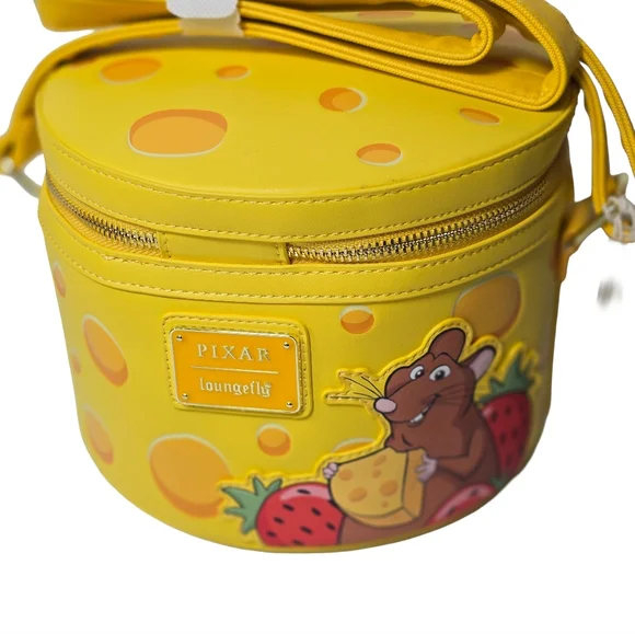 Loungefly Disney Pixar Ratatouille Remy Cheese Crossbody Bag NWT - Picture 4 of 7